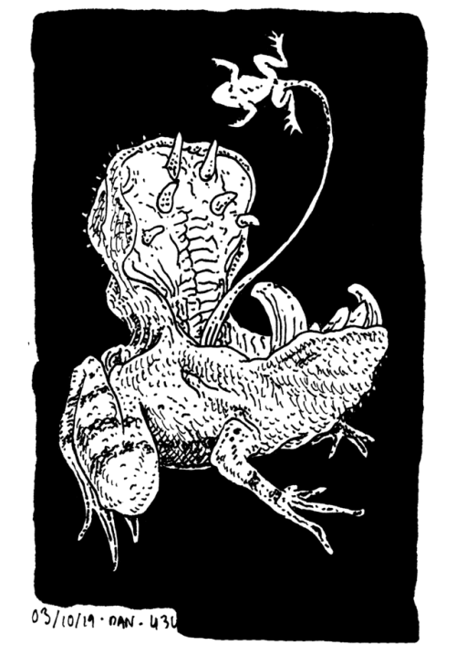 Frog-o-potamus.Illustration by Dan Mouras