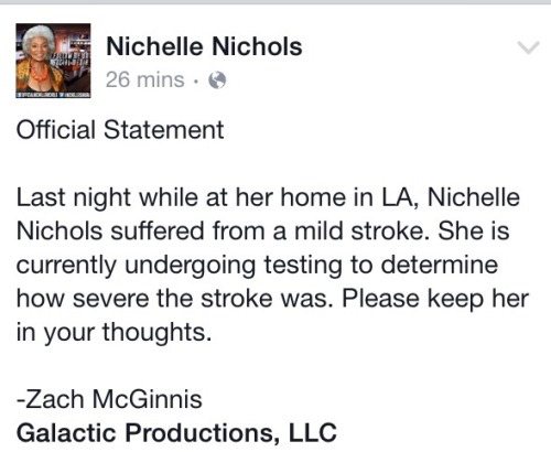 breezybree:  Get Well Soon Nichelle. We love you!June 4, 2015