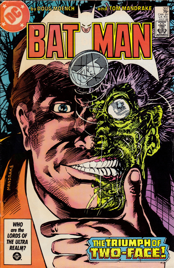 Batman No. 397 (DC Comics, 1986). Cover art by Tom Mandrake.From a charity shop in