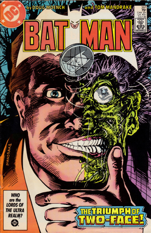 Porn photo Batman No. 397 (DC Comics, 1986). Cover art