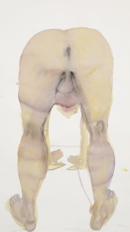thenewloverofbeauty:Marlene Dumas (South African b. 1953)    Introduction  (1999) 