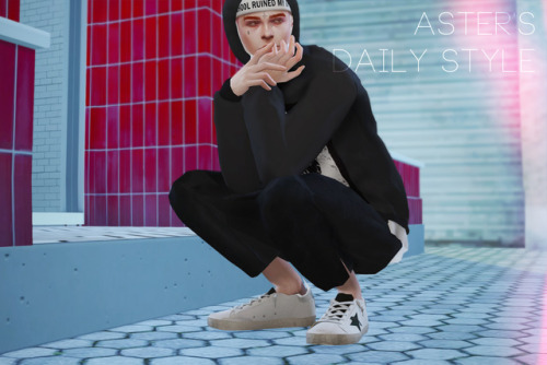 the77sim3: simsimi-only-mine:LOOKBOOK New model - Aster # 1 - Head band / Top / Bottom / Mask / Sh