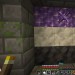 whycraft:[ID: A stronghold 3x3 doorway that is covered by an amethyst geode. The