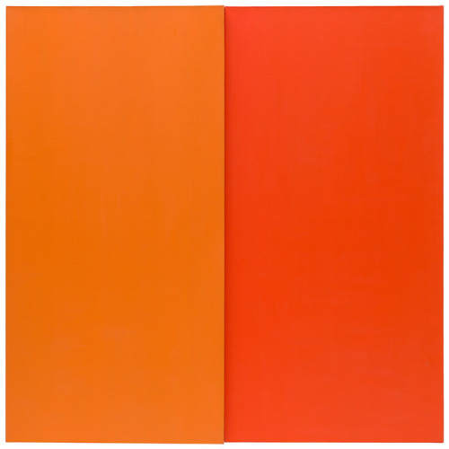 guggenheim-art: Orange Red Relief by Ellsworth Kelly, 1959, Guggenheim Museum Solomon R. Guggenheim 