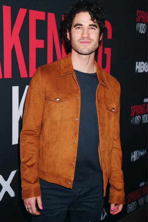 datshitrandom: Darren Criss attends the premiere of “Spring Awakening: Those You’ve Known” | April 2