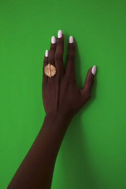 nastivity:  hdlms:  mangoestho:  plottin on these lola maléombho pieces for my birthday doe  That green thoughWith the gold though  With that skin tone though 