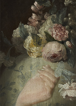 sollertias:The Artist’s Wife: Margaret Lindsay of Evelick by Allan Ramsay, 1758 (details)