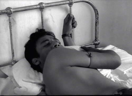 Aranyer Din Ratri (1970) dir. Satyajit RaySamit Bhanja is handsome as heck