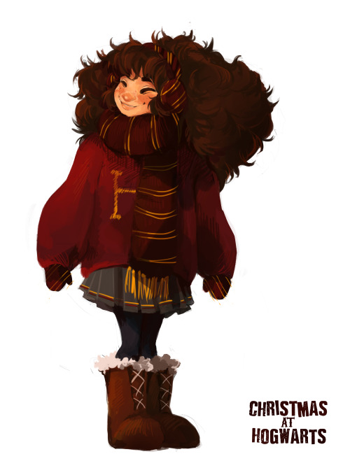 dreamsoffools:For Day Three: Imagine how happy Hermione must have been the first year she got a Weas