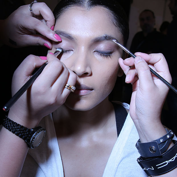 maccosmetics:  Backstage at Rimple Narula &amp; Soltee by Sulakshana, India Couture