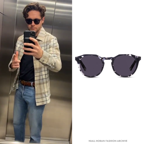 Niall on Instagram | November 2, 2020Finlay &amp; Co. ‘Archer’ Sunglasses in Black Stone ($180)Confi