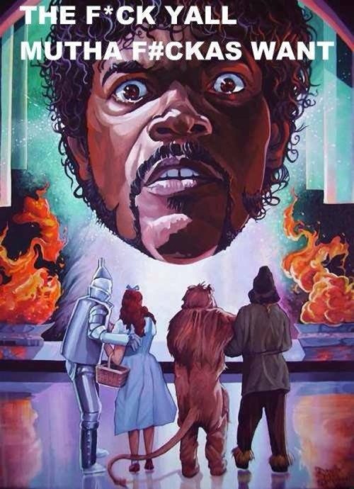 I wonder what would happen if Samuel L Jackson was in the Wizard of Oz? weej.co.uk/the-w