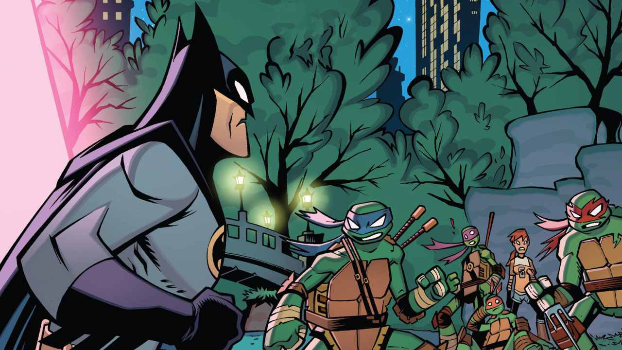 dicktripwire:Wallpapers from Batman/Teenage Mutant Ninja Turtles Adventures #2