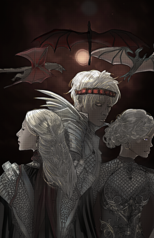Aegon The Conqueror, First Of His Name And His Sisters/wives Rhaenys And Visenya. The First King Of The