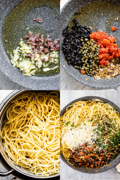 Porn Pics foodffs:  PASTA PUTTANESCAFollow for recipesIs