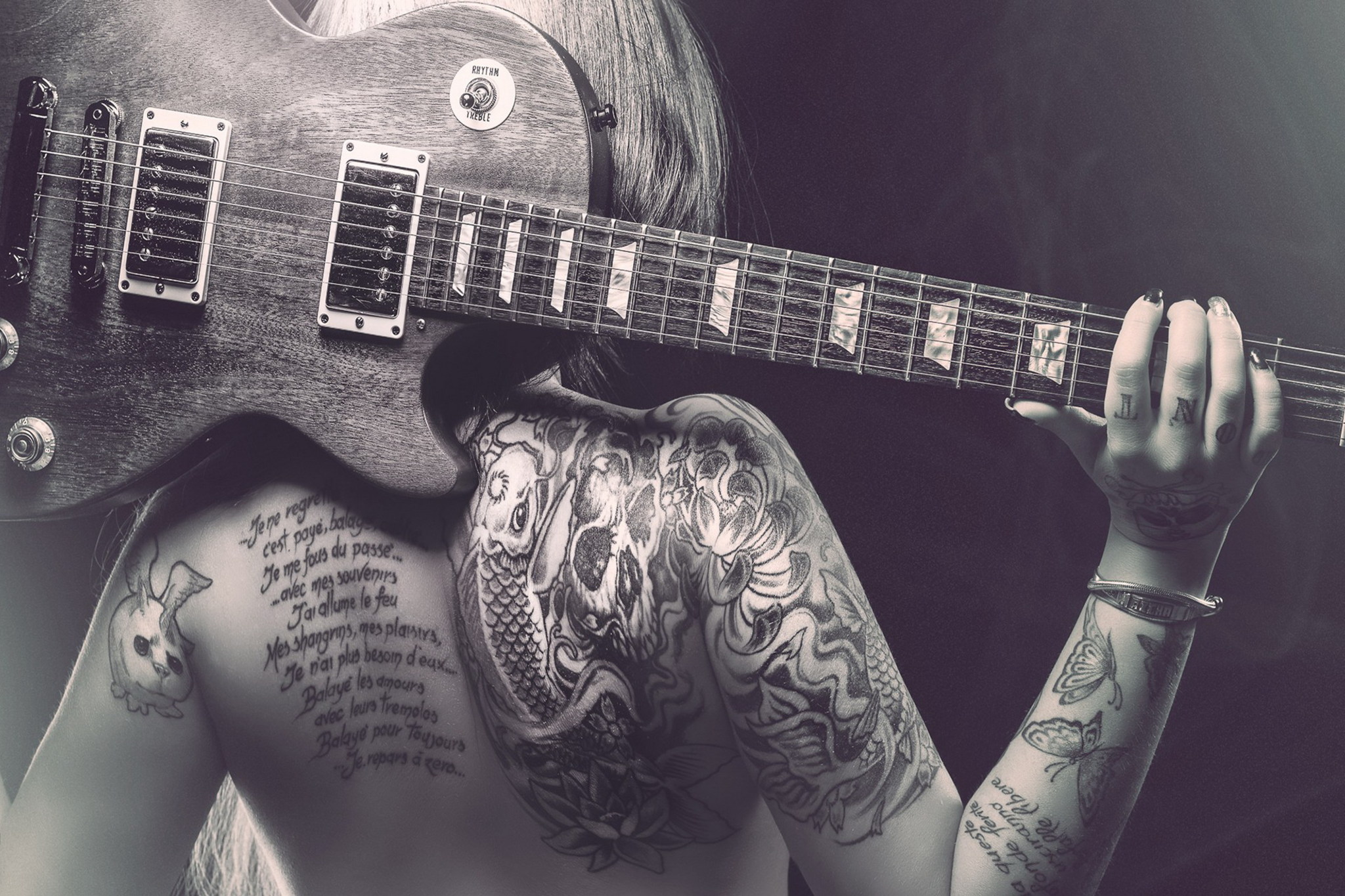 Arm Realistic Guitar Tattoo by Jeremiah Barba | Grim reaper, Grim reaper  tattoo, Heavy metal art