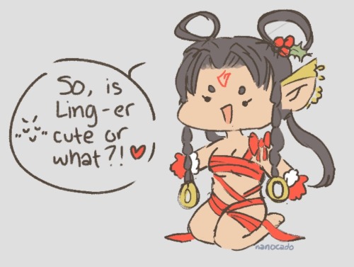 Ling-er’s Idea Of A Christmas Gift ;)