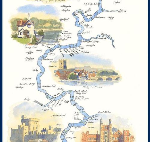 interesting-maps: The Thames: The Source to the Sea. by William Thomas