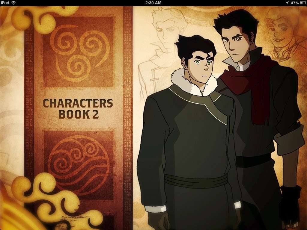 i-am-avatar-korra:  Book 2 Info from iBook 