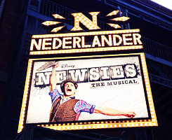 jeremyjordans:happy 1 year on broadway Newsies!!!!