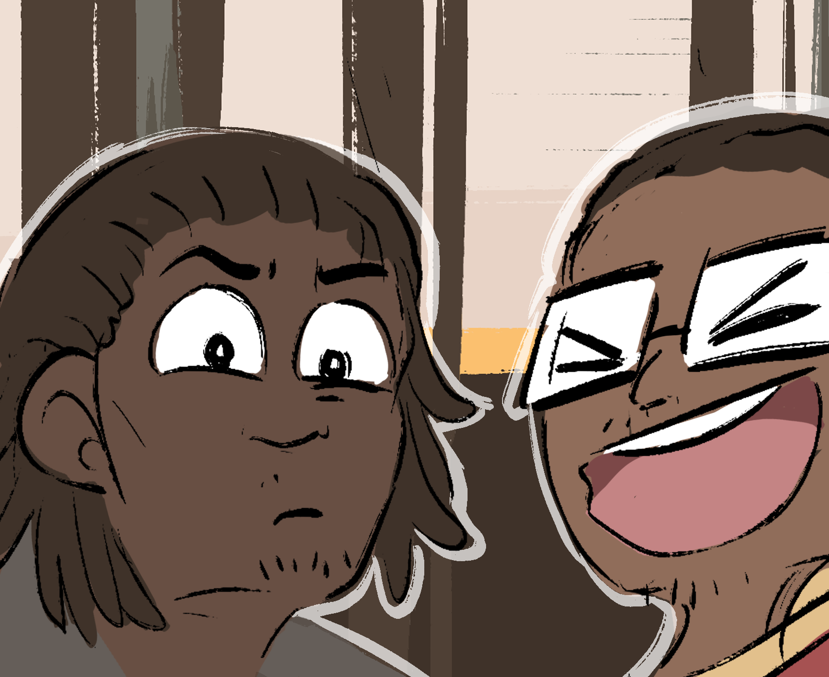 orangelemonart:True thing that happened on the subway a while ago. Cant believe that
