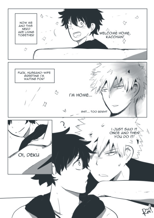 runniart: Living Together~Katsudeku being lovey-dovey, thanks to Kacchan!(1,2(END))