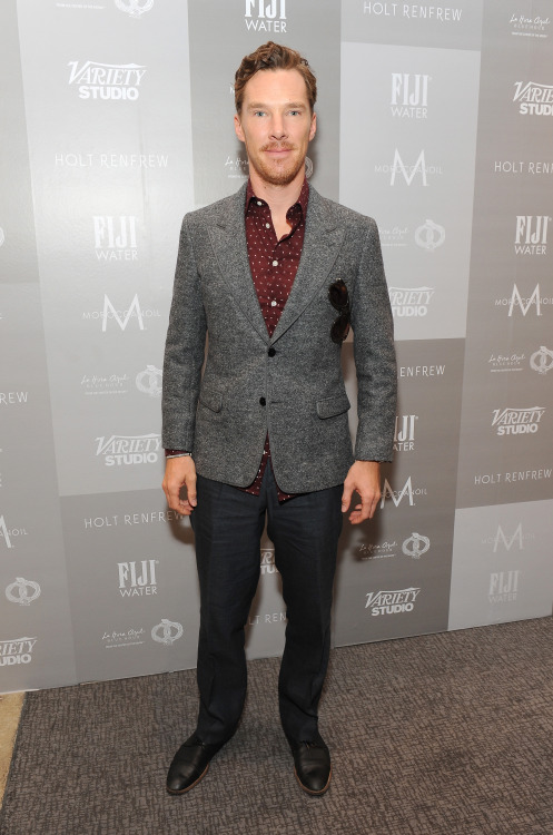 lordshezza:#HQ - Benedict Cumberbatch attends the Variety Studio presented by Moroccanoil at Holt Re