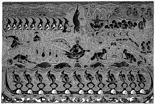 Artist: Alick TIPOTI Title: Aralpaia A Zenikula Art : AboriginalCommunity: Badu Island Dimensions: L