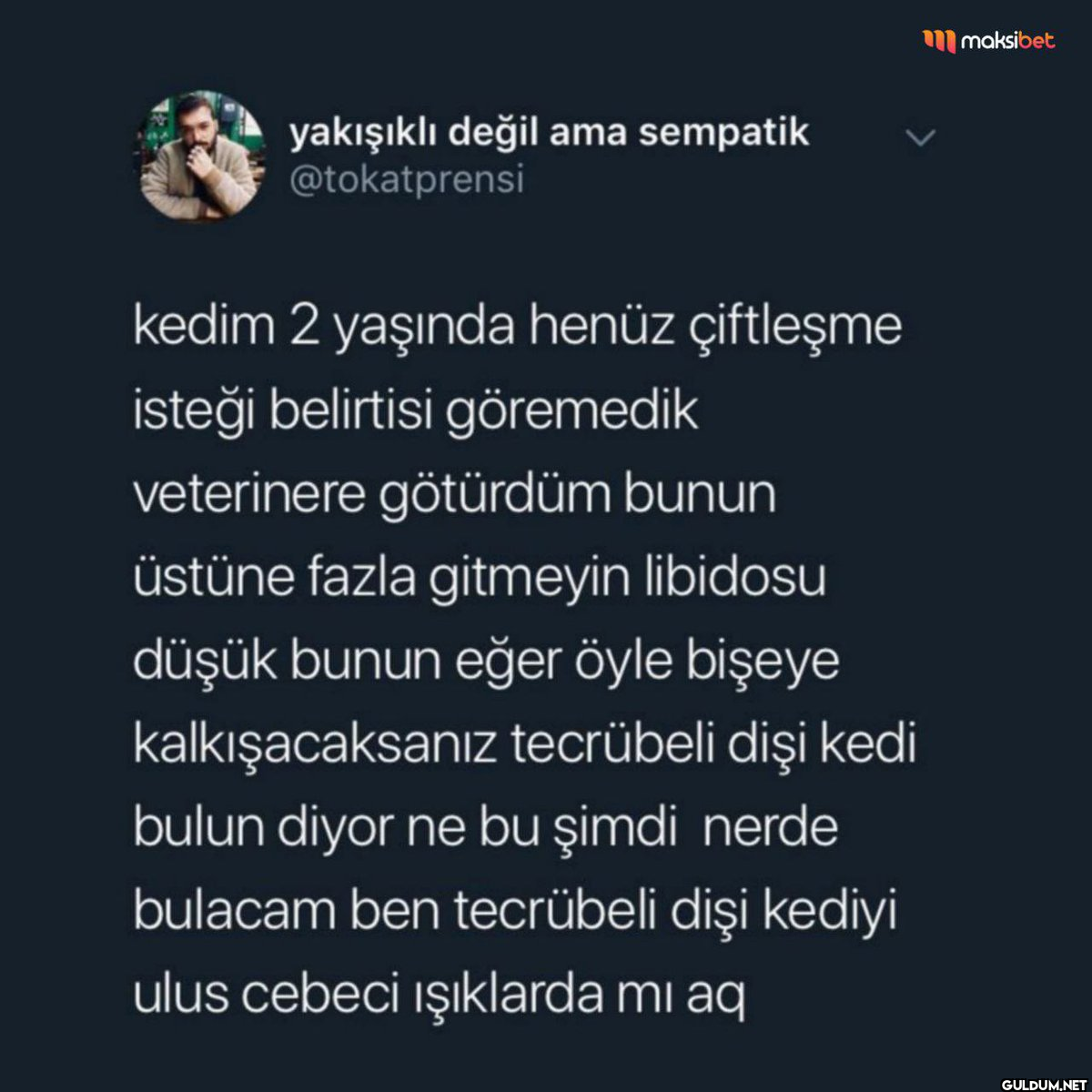 yakışıklı değil ama...