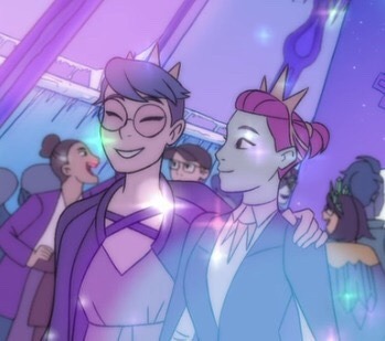 mermistha:  GAYS THIS COUPLE IS NOELLE AND HER FIANCÉE !!!!!!! (noelle is on the right and her fiancée is on the left) 