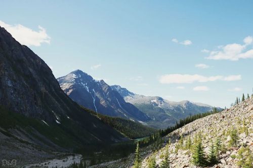 &ldquo;The Mountain Range’s Valley&rdquo; Taken with Canon T6I Location: Jasper, Alber