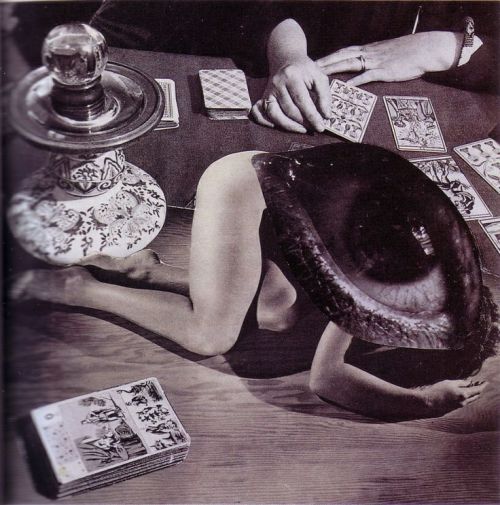realityayslum:  George Platt Lynes, Nude study (#62), c1930s [x]vsKarel Teige,  Collage# 145 , 1940 