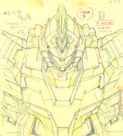 artbooksnat:  Mobile Suit Gundam UC (機動戦士ガンダムUC)Gundam Unicorn animation corrections illustrated by mechanical designer and chief animation supervisor Nobuhiko Genma (玄馬宣彦), featured in an interview with the artist from Animestyle