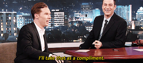 Benedict Cumberbatch On Jimmy Kimmel(December 4, 2013).