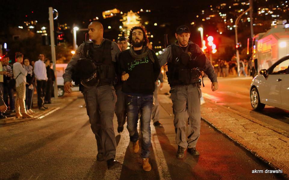 momo33me:    Of the Palestinian protest in Haifa against the Prawer ethnic cleansing