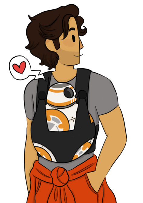 egobuzz:  egobuzz:  hot 2016 trends: single dad poe dameron carrying his sweet droid