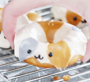 tokkeki:Cat Doughnuts by Tastemade