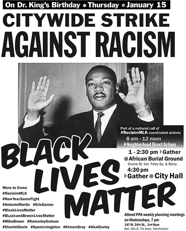 fuckyeahmarxismleninism:  New York City: Citywide Strike Against Racism Thursday,