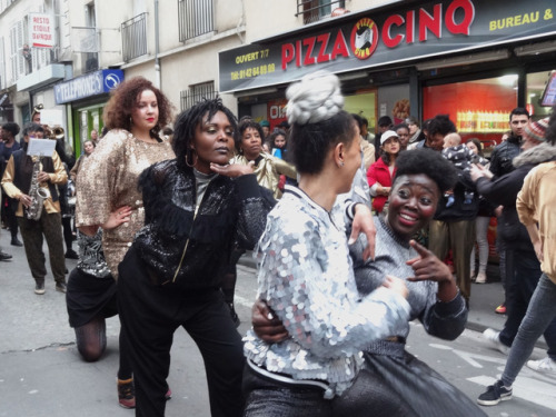 30 nuances de noir-es / Black French Feminist Marching BandPart 4/4March 2017 / Barbès / Pari