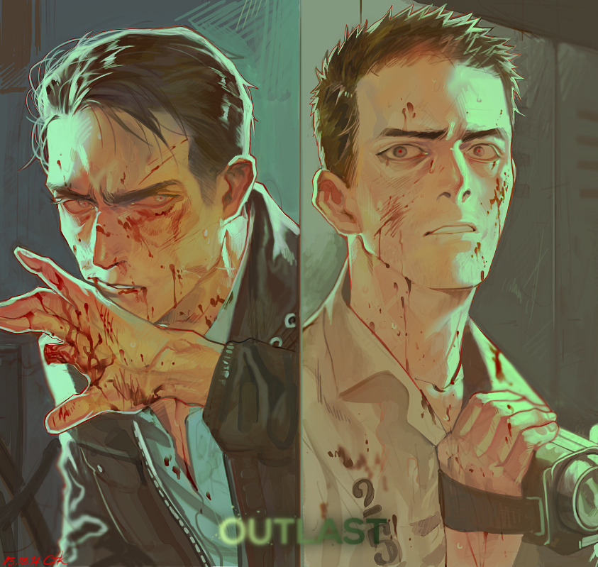 ctkcave:  Daily Drawing 05/13/14 Miles Upshur and Waylon Park