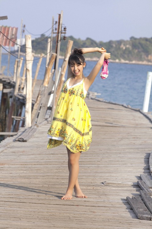 XXX japanesesexygirl:  Rina Koike In Yellow Robe photo