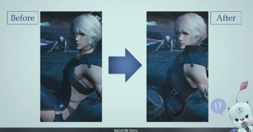 gayweeb:  pushtosmart:We can all breath a sigh of relief: Square Enix has listened to fans and toned down the once-skimpy outfit worn by Mobious Final Fantasy’s male hero. When the game was first revealed, Final Fantasy fans were concerned that this