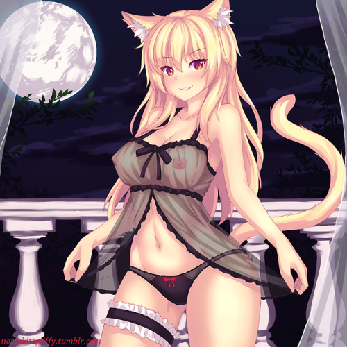 nottykittytiffy:nighttime tiffy!! <3