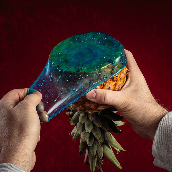 sparklevomit:
“ laughingsquid:
“ Cover Blubber, A Reusable Sticky Rubber Wrapping Material for Saving Leftovers
”
My first thought was someone’s putting a rubber on that pineapple so they could fuck it. I’m only mostly wrong because surely at least...