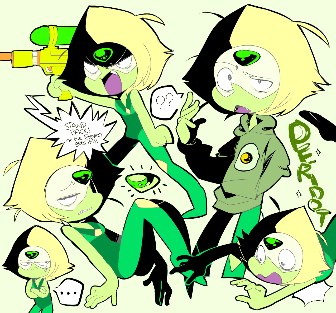 ba-mot:  peridot doodle dumb for my sister @icicleteeth to make up for the fact that