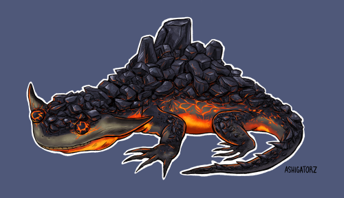 dark souls 2 has these cute fire salamanders and I am HERE for that! i love them!!