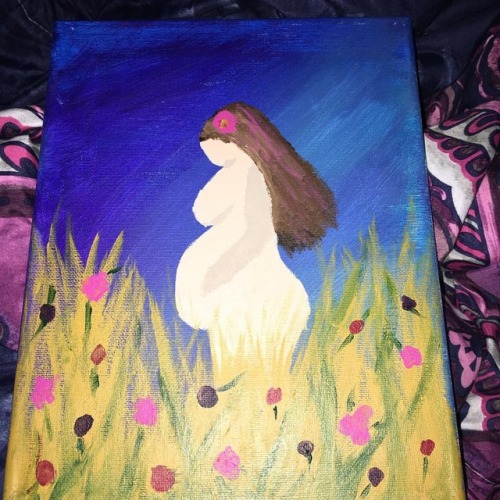 I mean not completely horrible for my first paint night ever? :) #thankyoufullbellies #imissthemommi