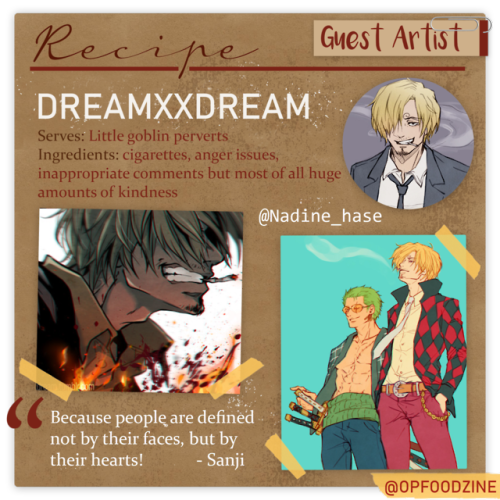 opfoodzine:Guest Artist Announcement! We’re excited to announce our next guest artist…Dreamxxd