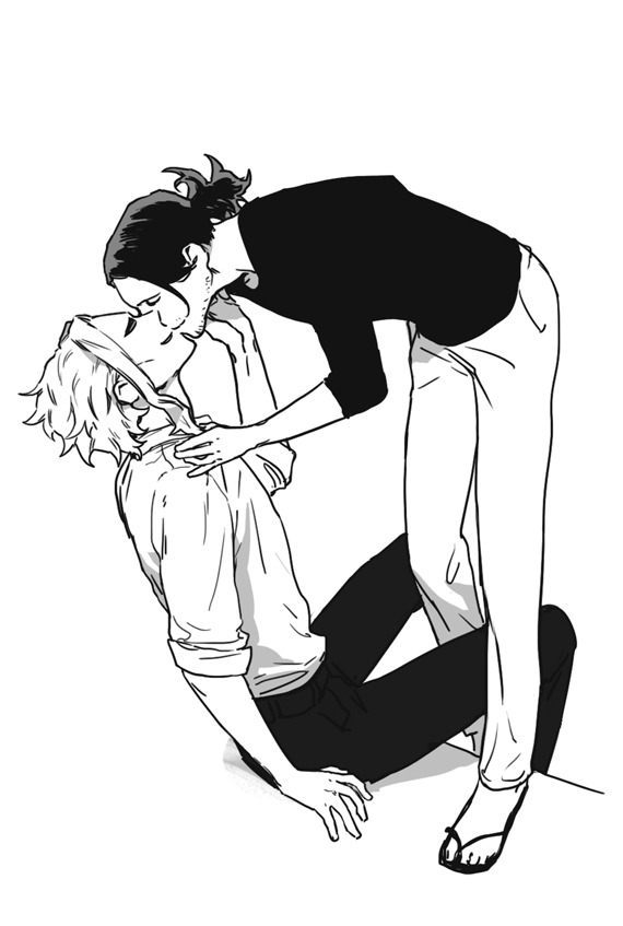 story-kat: Art by   ひるね     Posted with Permission (reprint/edit and/or commercial