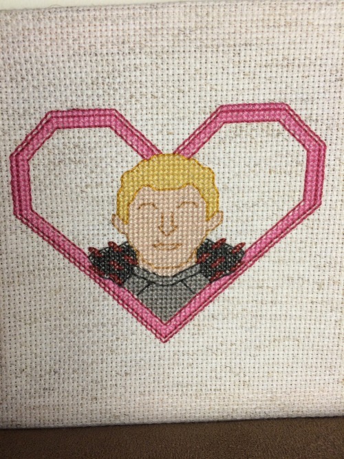 The first four of my Dragon Age Keep cross stitch tiles are back up on my Etsy! I made sweet & s